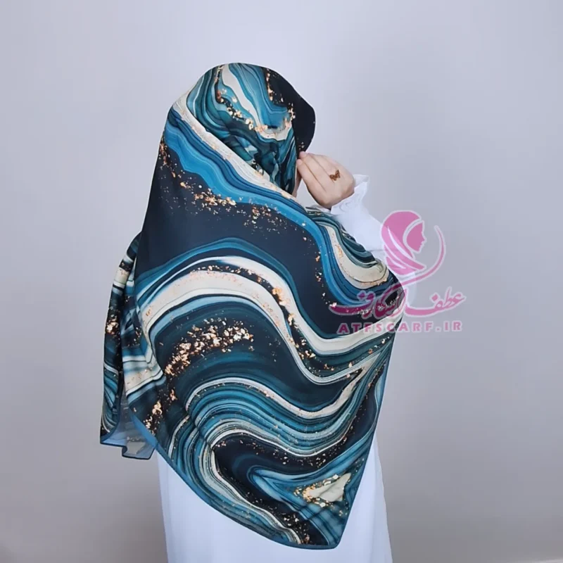 روسری رزین سبز