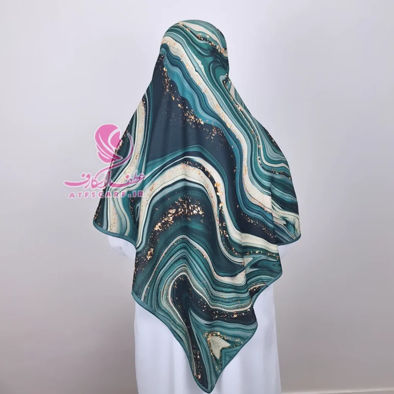 روسری رزین سبز