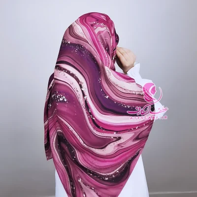 روسری رزین سرخابی