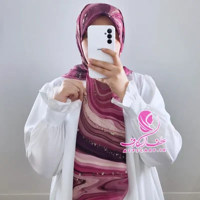 روسری رزین سرخابی