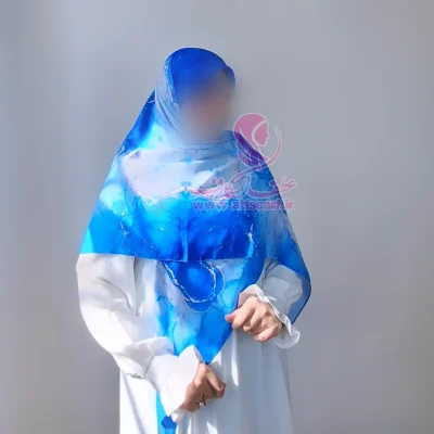 روسری  رزیتا آبی