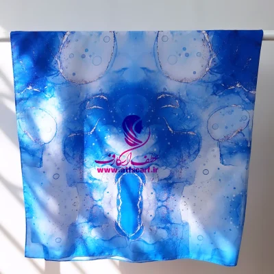 روسری  رزیتا آبی