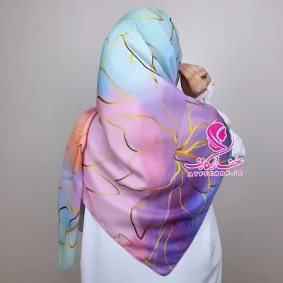 روسری نخی نیلا