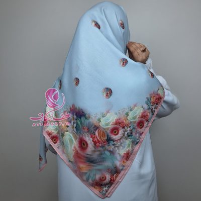 روسری تبسم آبی