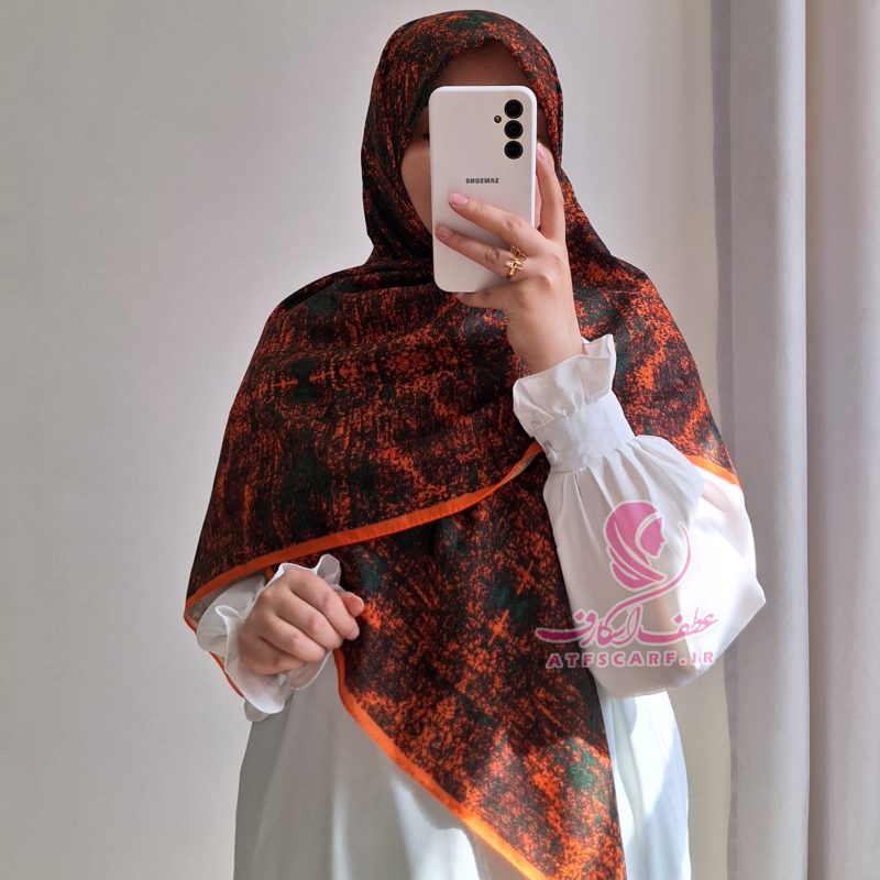 روسری ساناز نارنجی